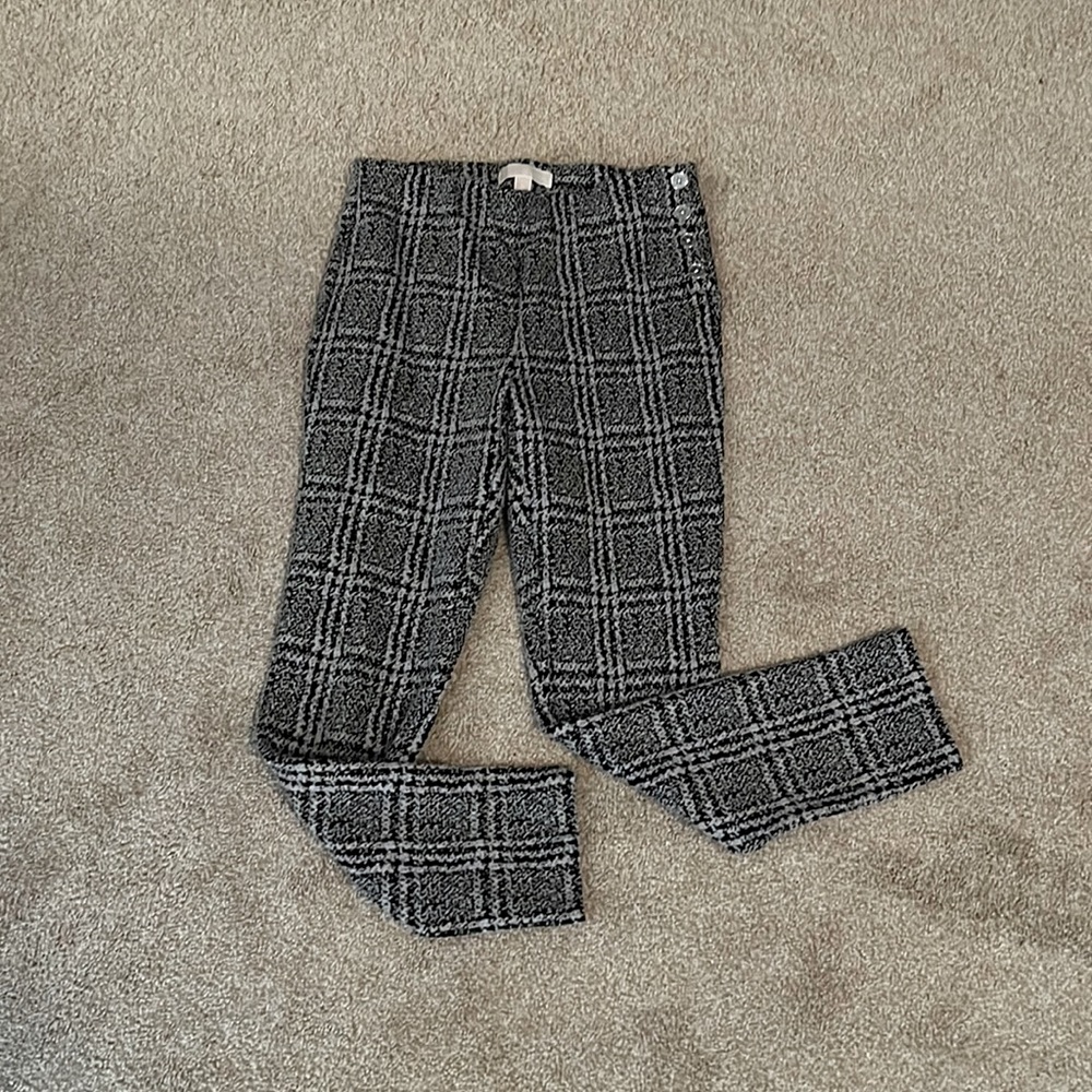 Michael kors black and gray dress pants size medium